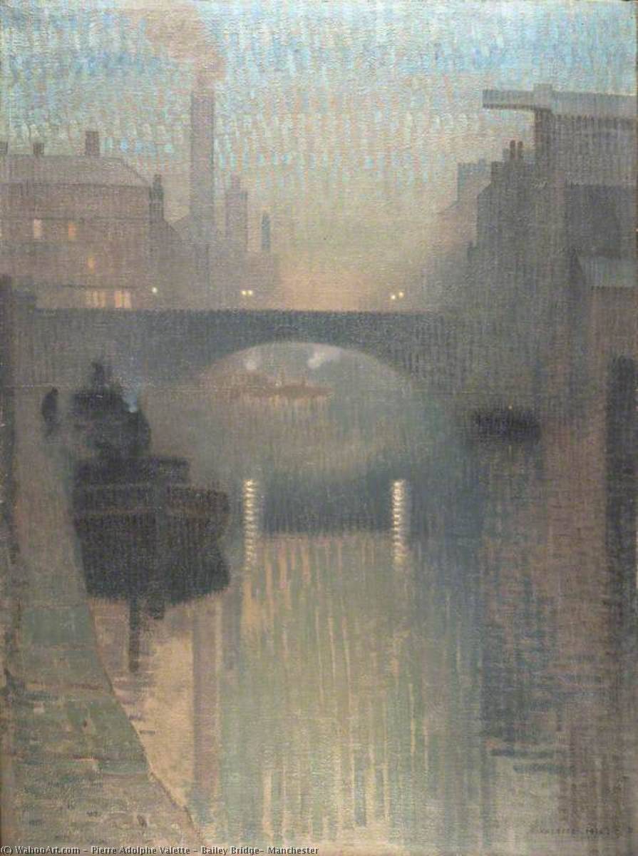 Bailey Bridge, Manchester — Pierre Adolphe Valette