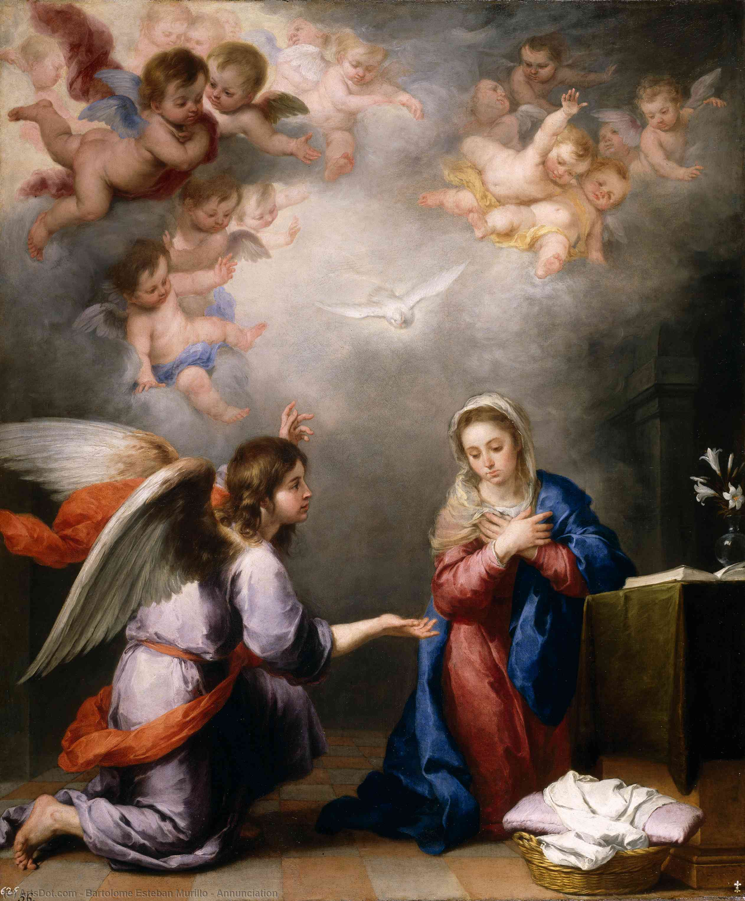 Annunciation — Bartolomé Esteban Murillo