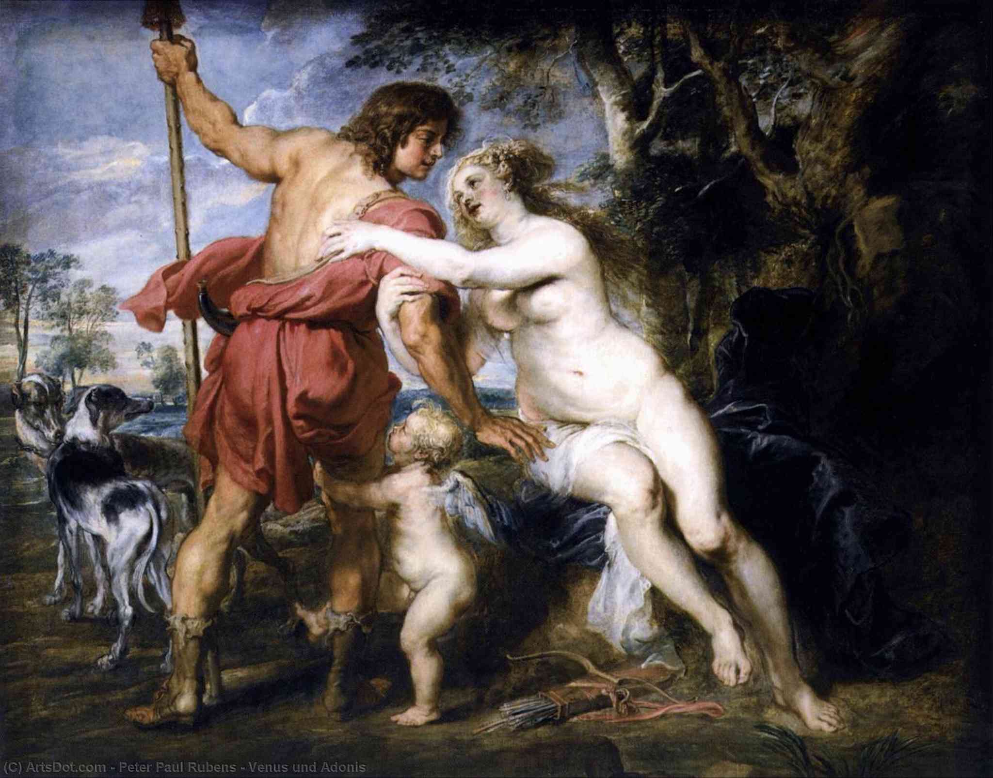 Venus Und Adonis — Peter Paul Rubens
