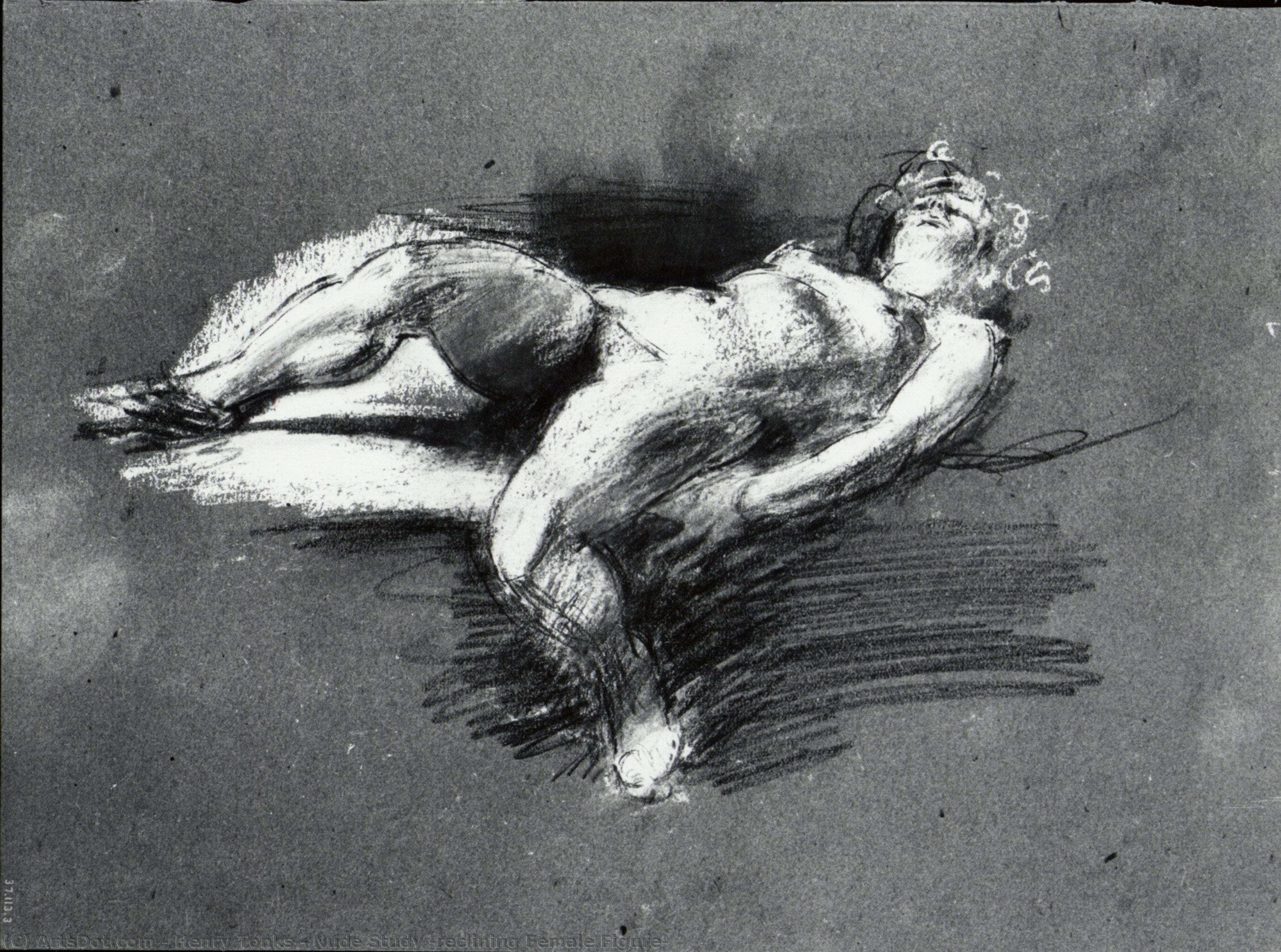 Nude Study (reclining Female Figure) — Henry Tonks