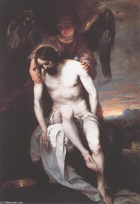 The Dead Christ Supported By An Angel — Alonso Cano