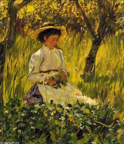 The Flower Picker — William Kay Blacklock