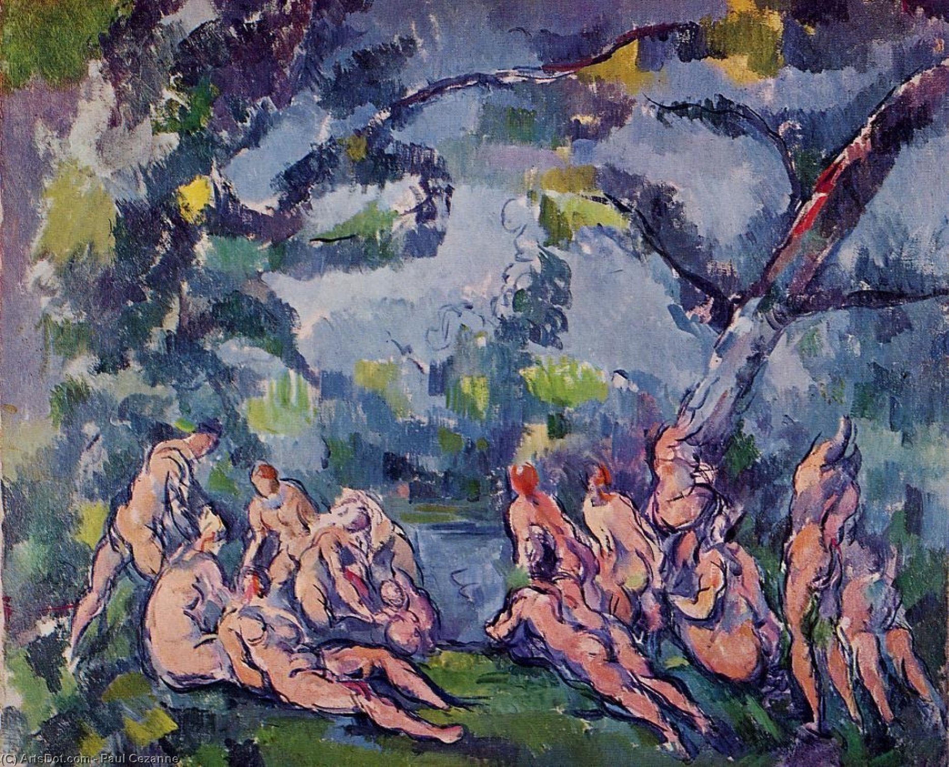 Les Bains — Paul Cézanne
