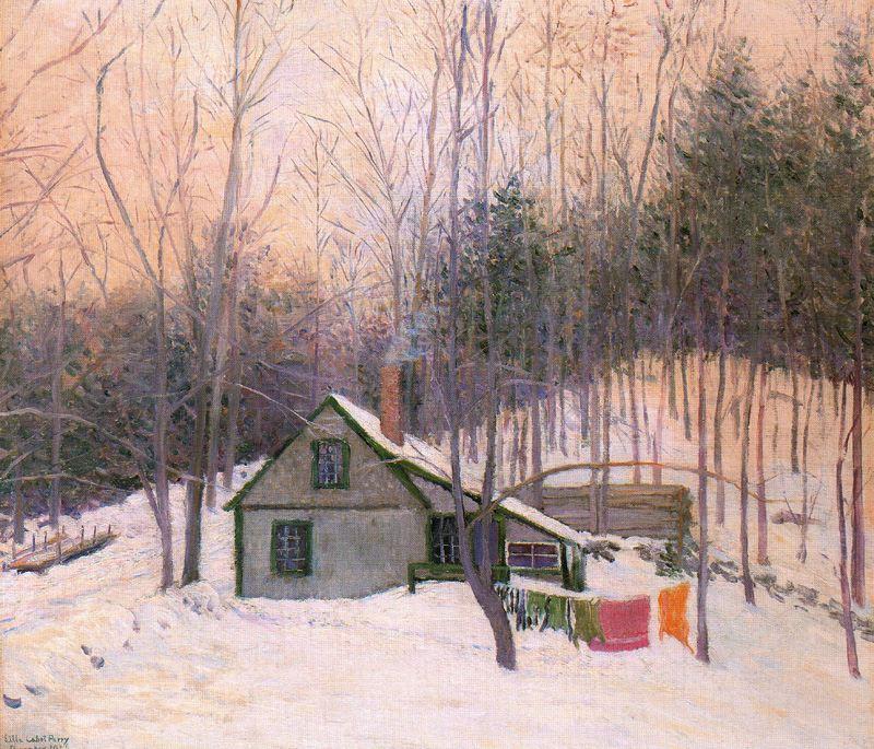 A Snowy Monday — Lilla Cabot Perry