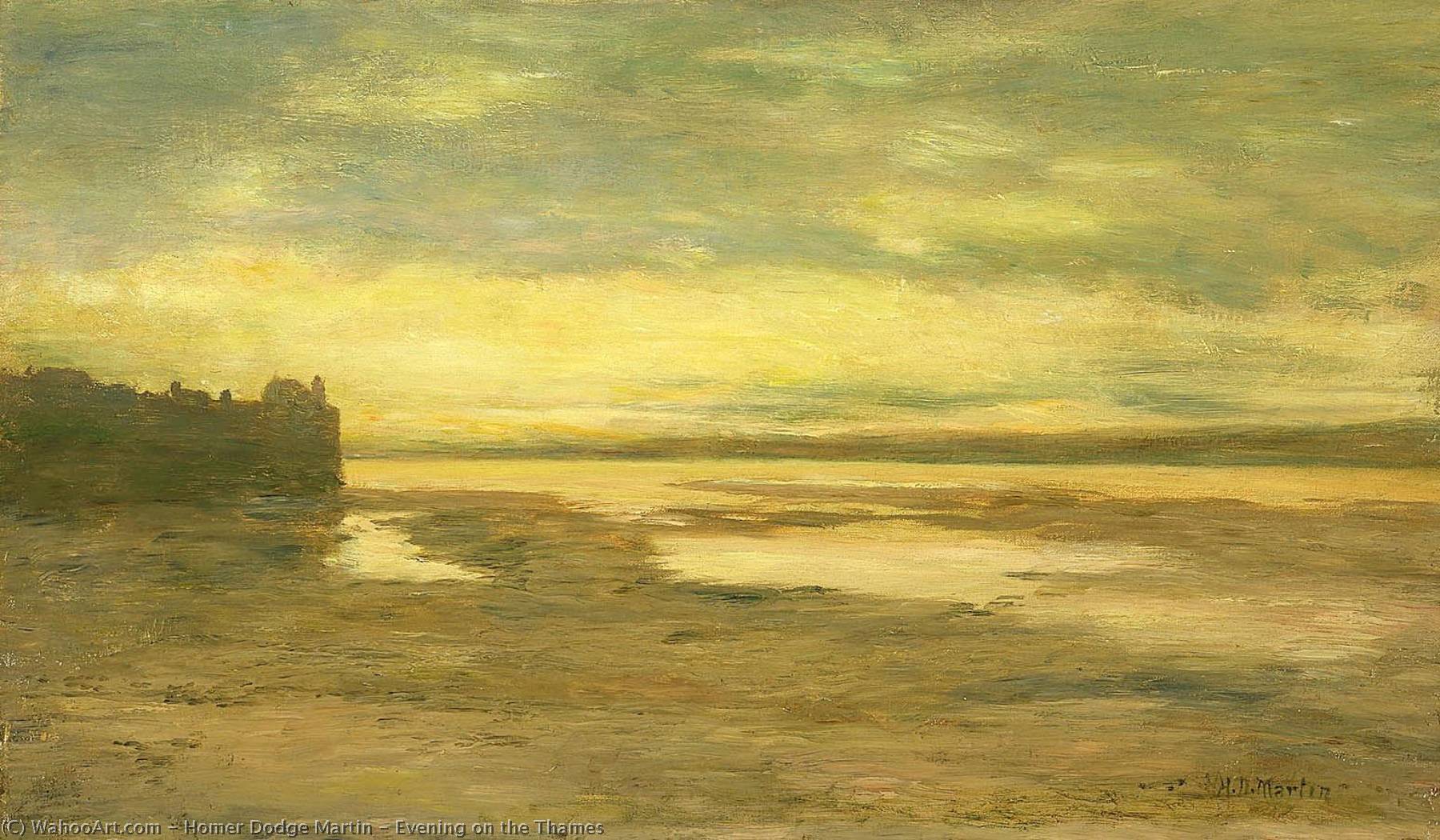 Evening On The Thames — 호머 도지 마틴