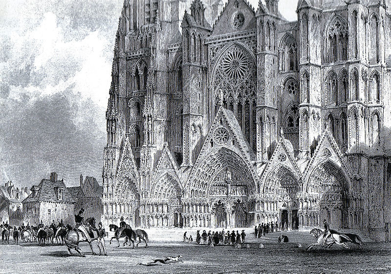 Bourges Cathedral — Thomas Allom