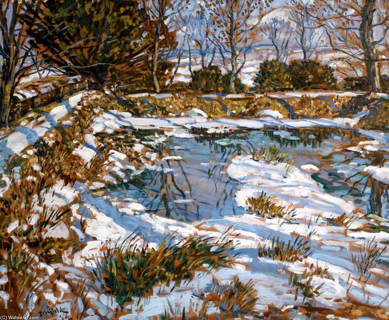 Godolphin Pond In The Snow — Walter Elmer Schofield