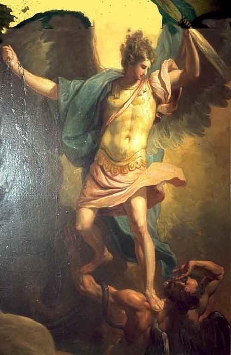 Archangel Michael ^ Satan — Бенджамин Вест