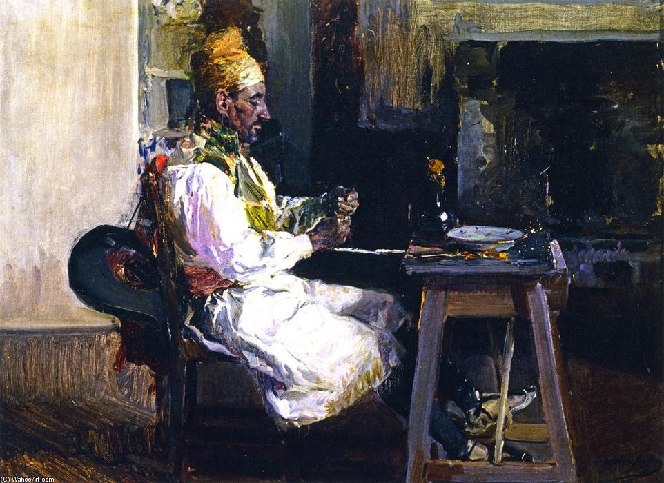Filling The Pipe — Joaquín Sorolla Y Bastida