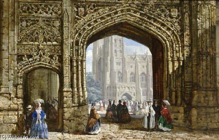 Canterbury Cathedral — Louise Rayner