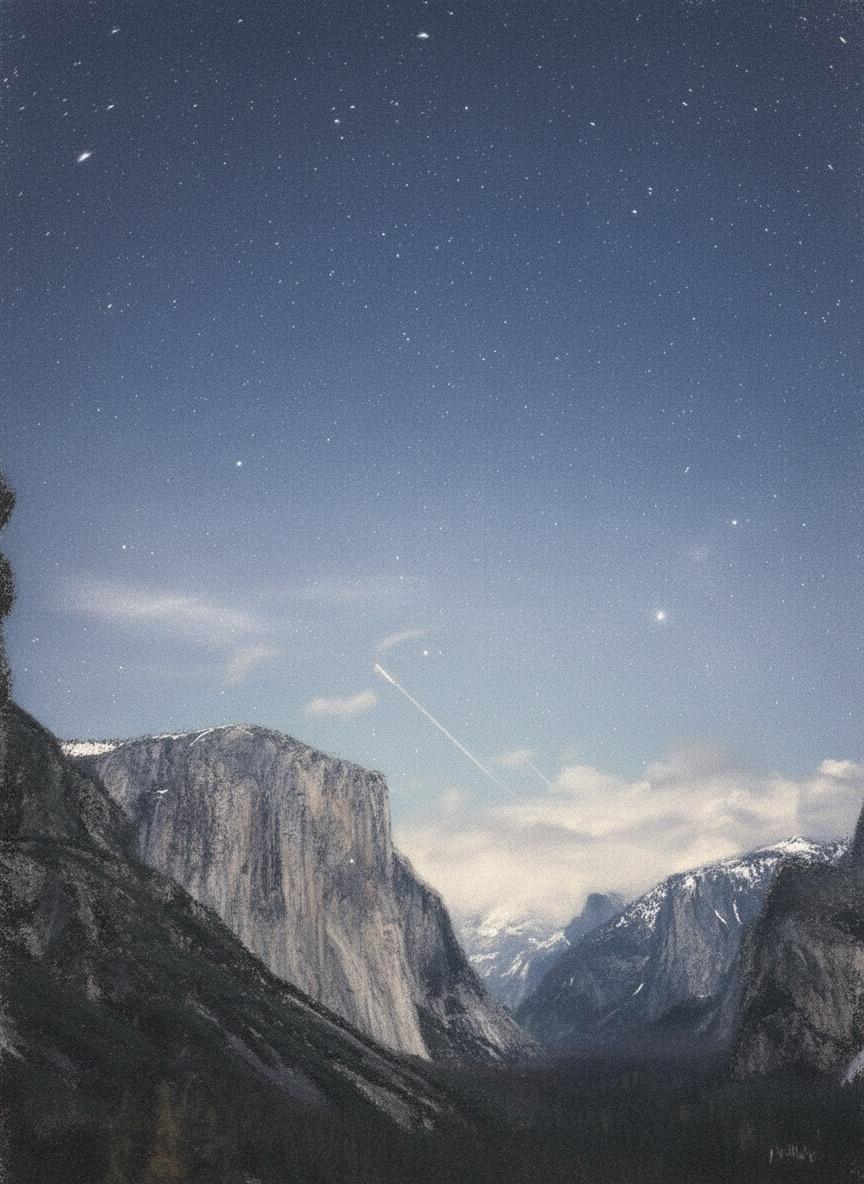 Celestial Permanence: A Nocturnal Study In Granite And Stardust — Sébastien Colin