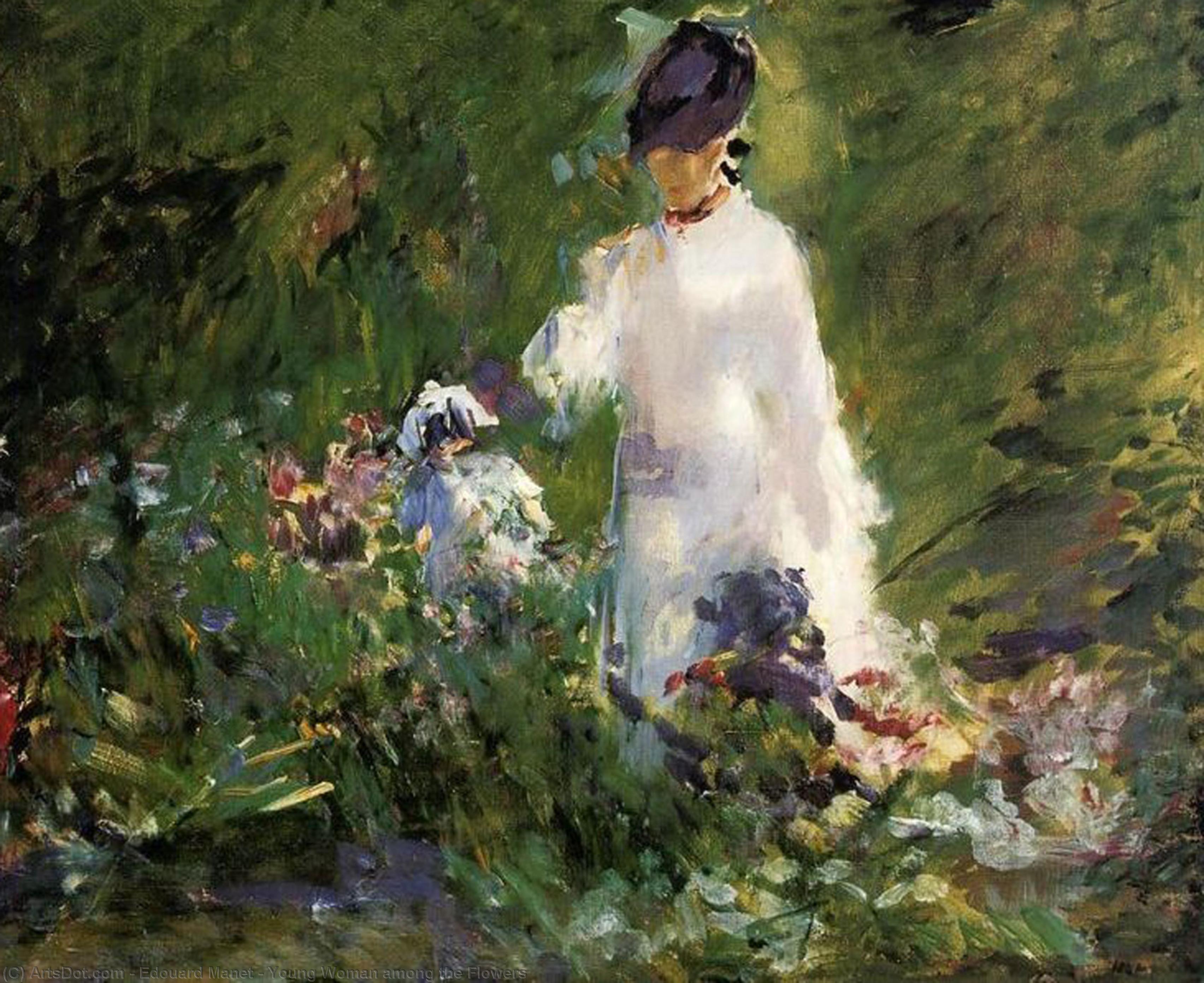 Mladica Među Cvjetovima — Édouard Manet