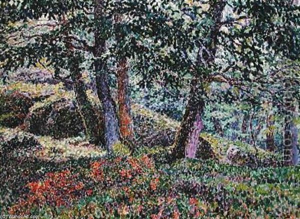 Oaks And Bleuberry Bushes — جورج لاكومب