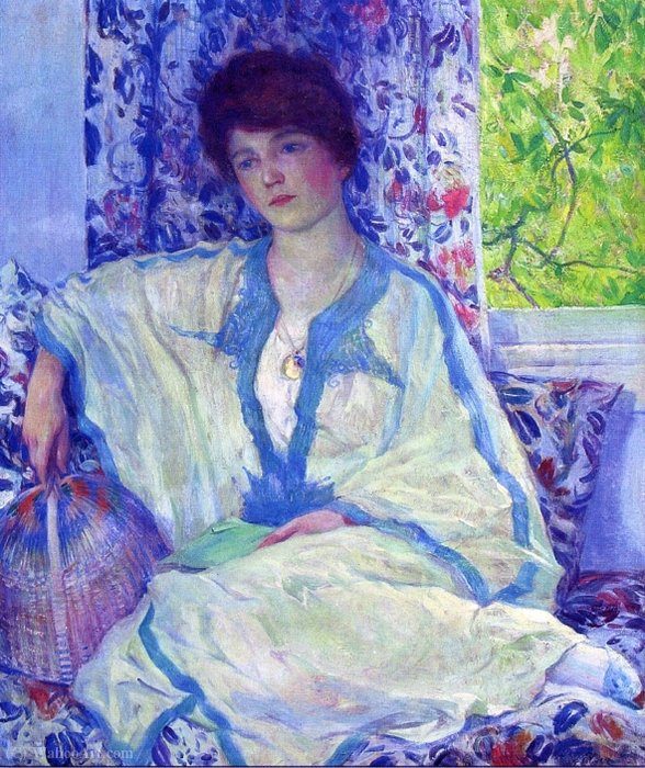 Early morning - summertime, (1920) od Guy Rose, olej na plátně, ručně malováno