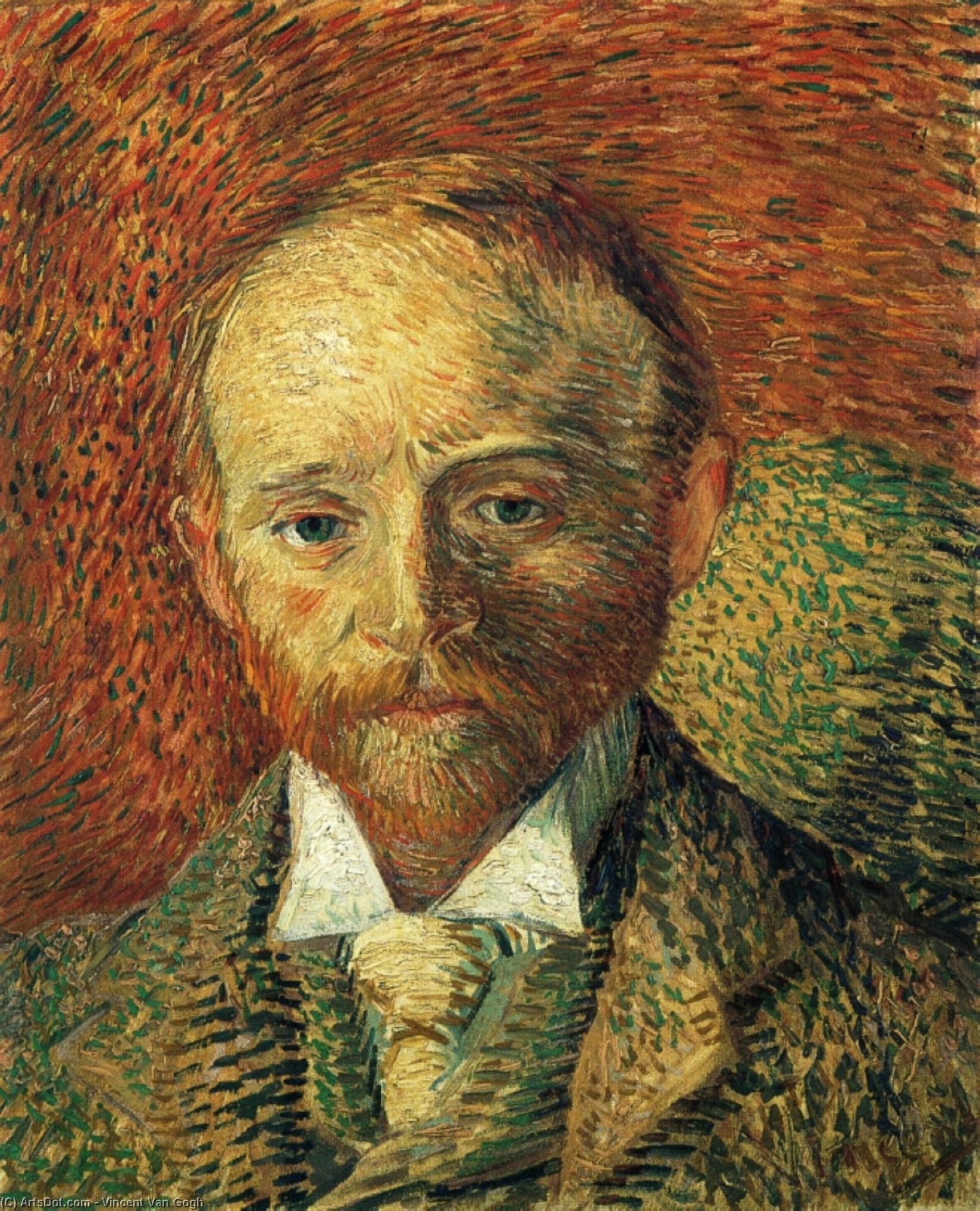 Portrait Of Alexander Reid — Vincent Van Gogh