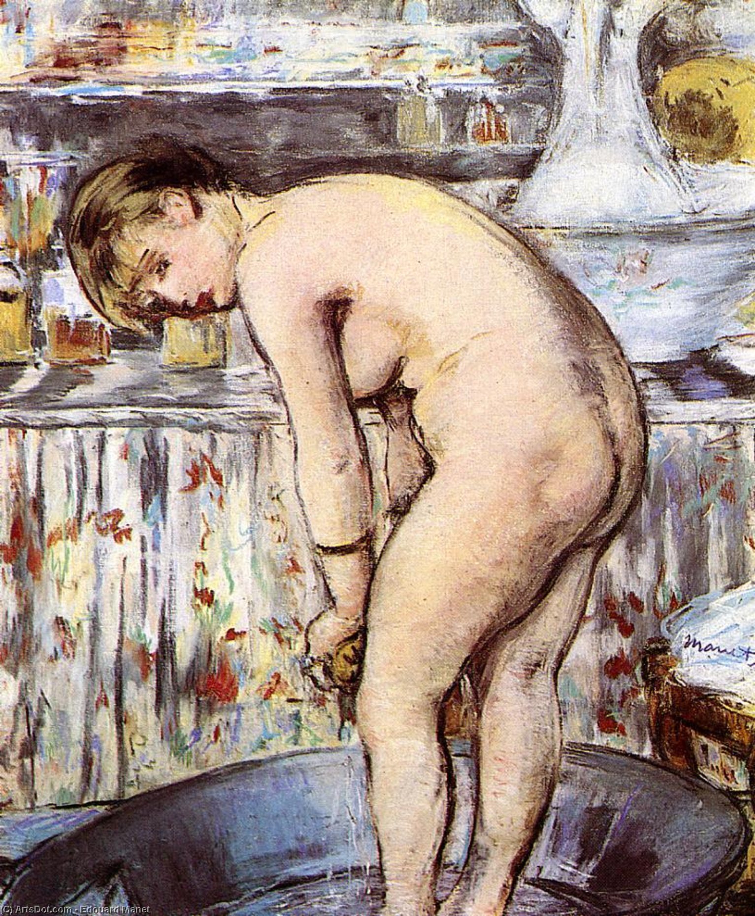Donna Nella Vasca — Édouard Manet