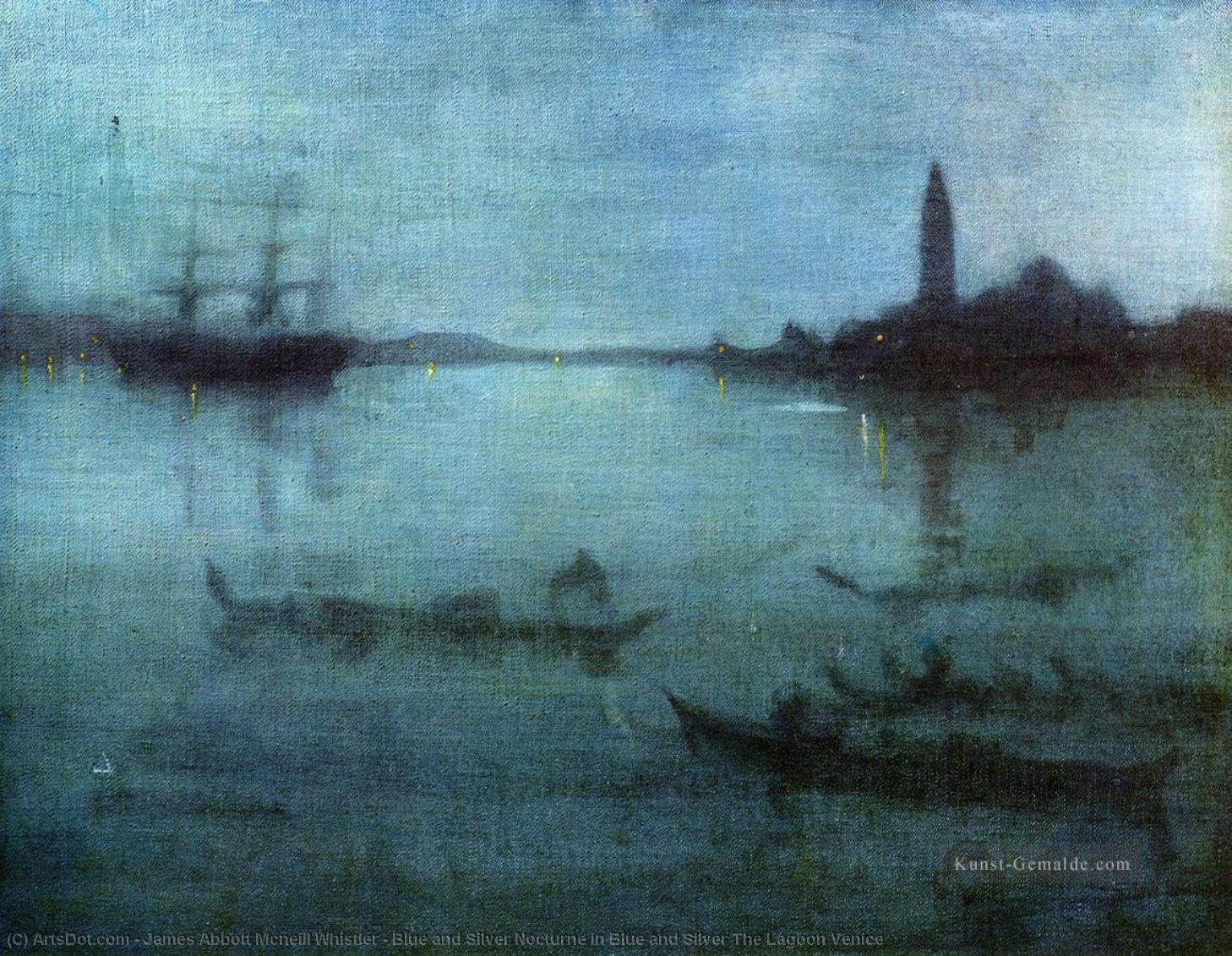 Nattscene I Blå Och Silver: Lagunen Venedig — James Abbott Mcneill Whistler