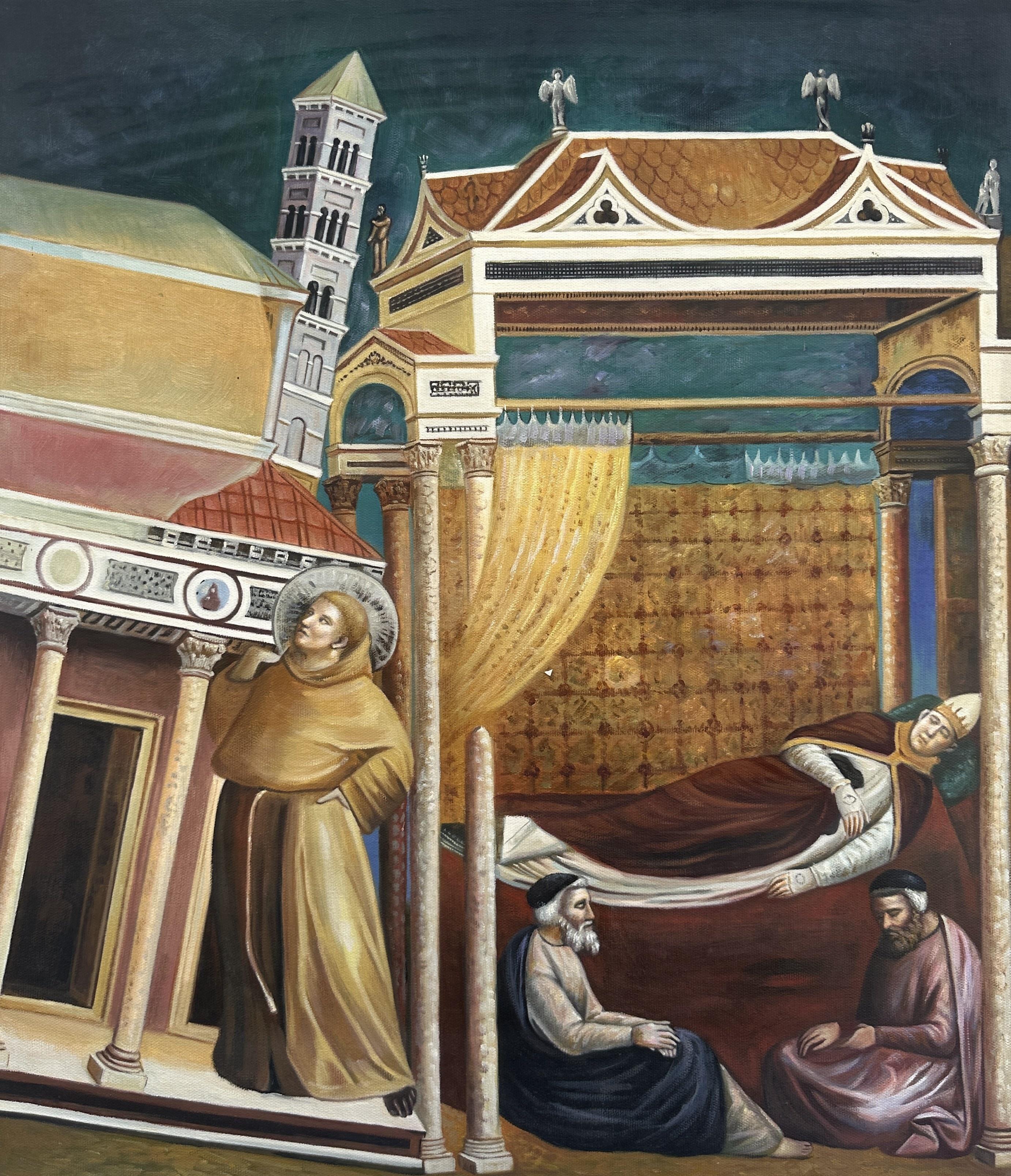 The Dream Of Innocent Iii - Giotto Di Bondone — Τζιόττο Ντι Μποντόνε