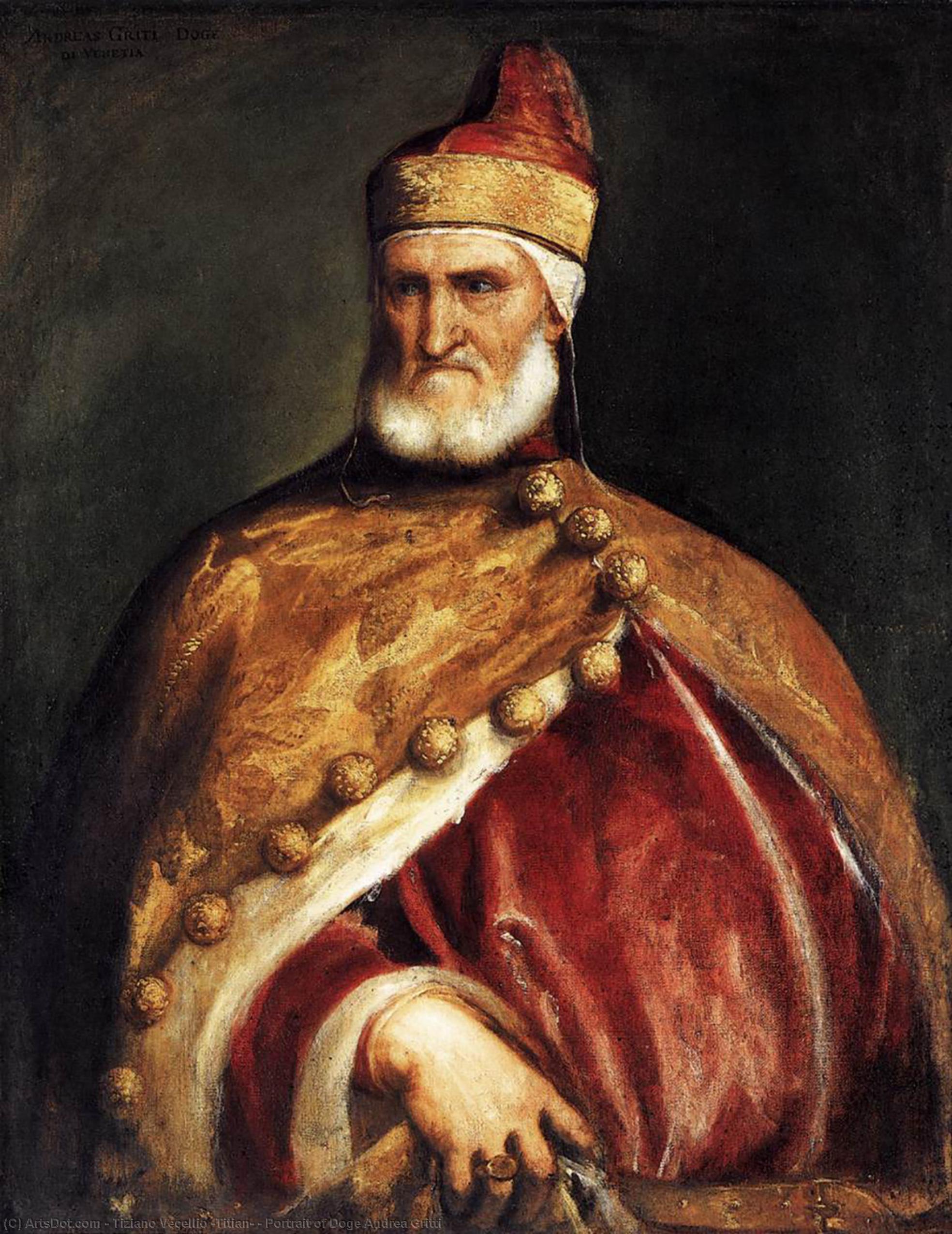 Portrait Du Doge Andrea Gritti — Titian