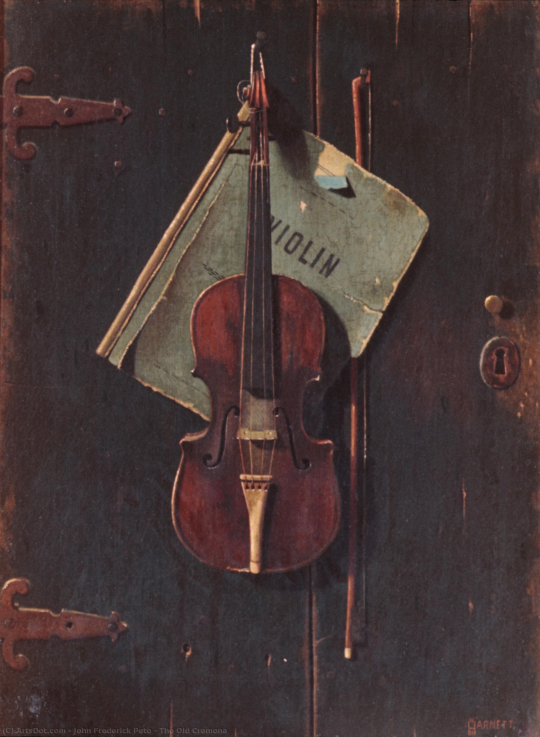 The Old Cremona — John Frederick Peto