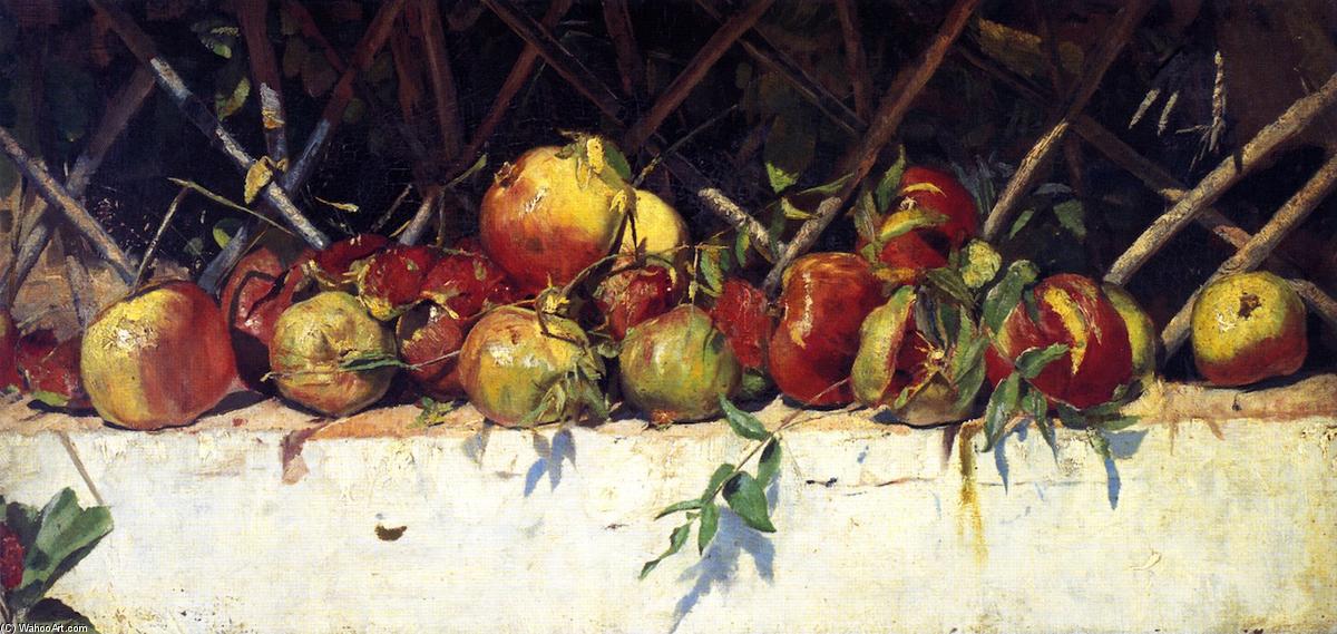 Still Life With Pomegranates — Thomas William Roberts