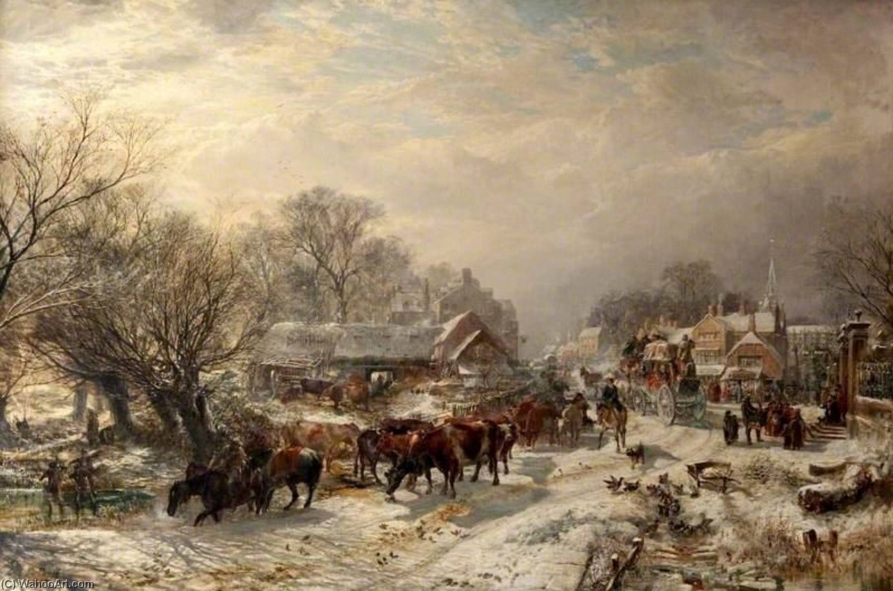 The Mailcoach — Samuel Bough