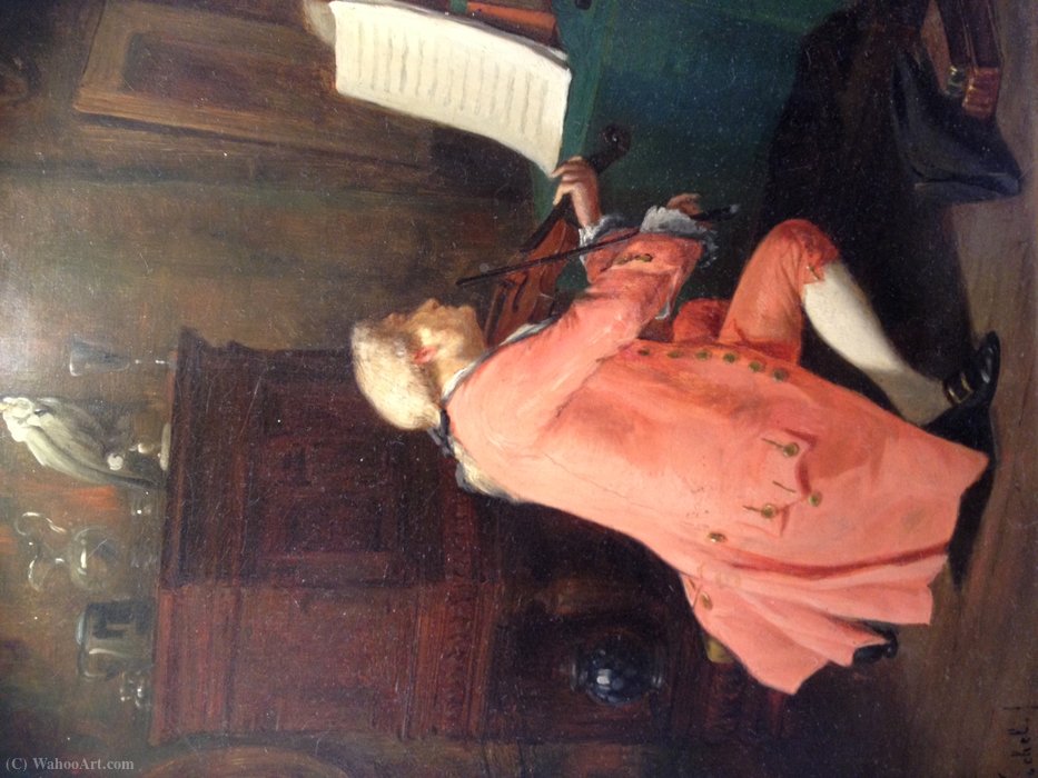 Violinist — Benjamin Eugène Fichel