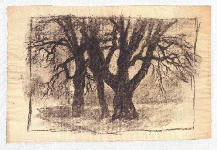 Landscape With Trees — Theodore Clement Steele