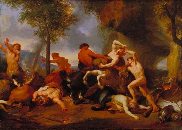 Hercules Slaying The Centaurs — Charles Le Brun