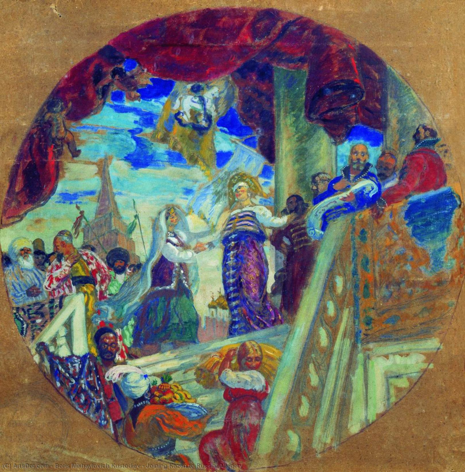 Joindre Kazan À La Russie. — Boris Mikhaïlovitch Koustodiev