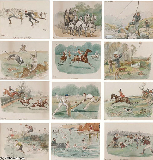 January — George Derville Rowlandson