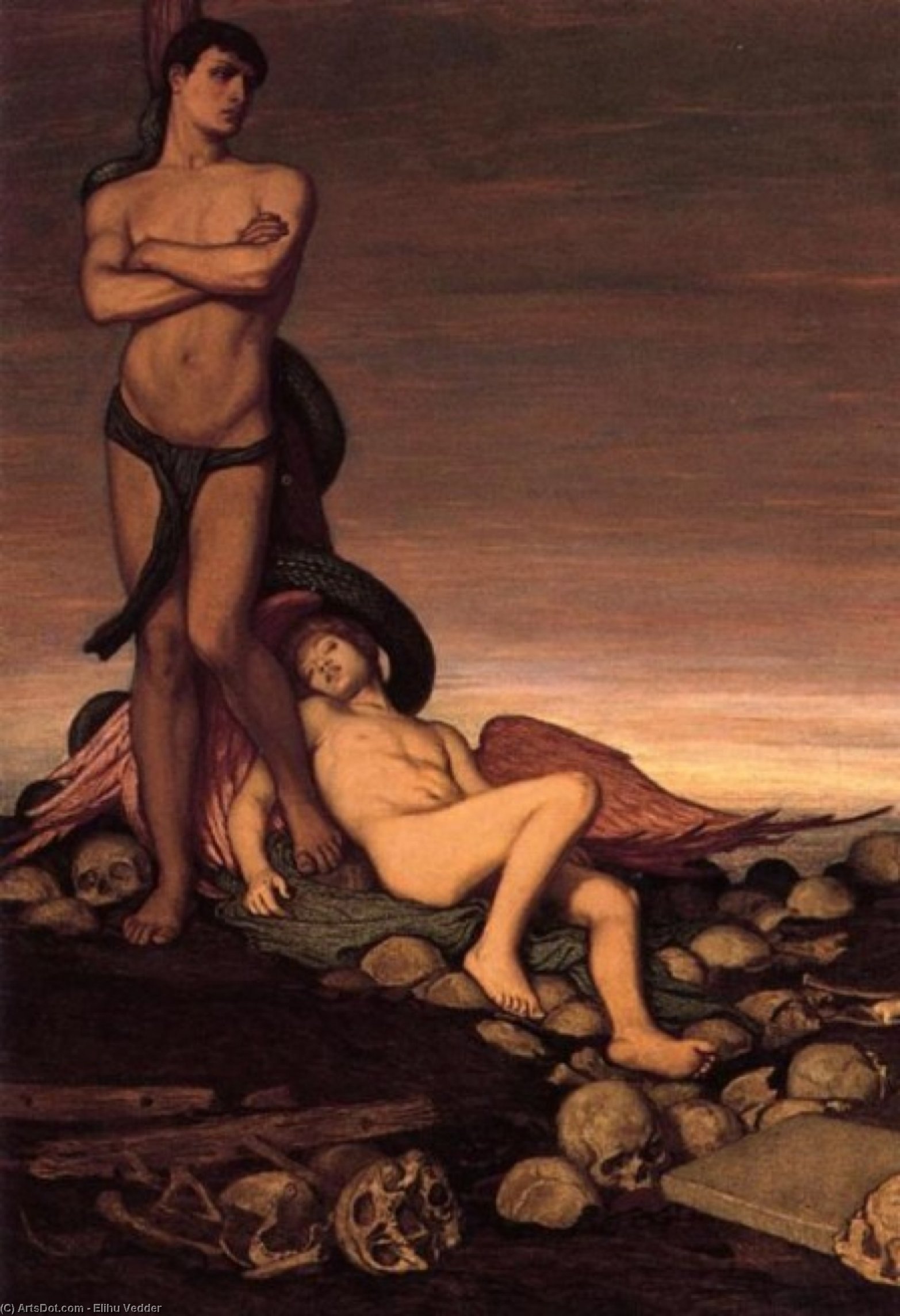 The Last Man — Elihu Vedder