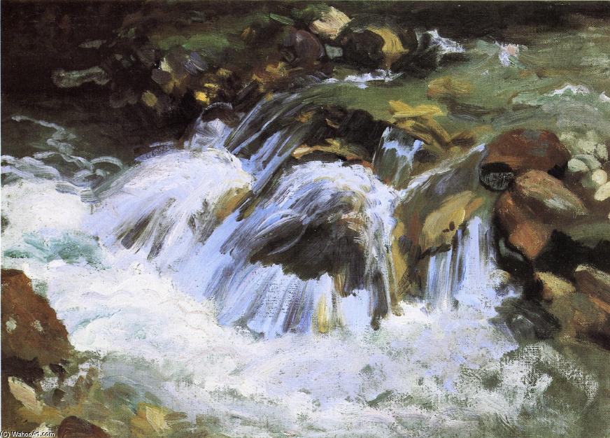 A Mountain Stream, Tyrol — Сарджент