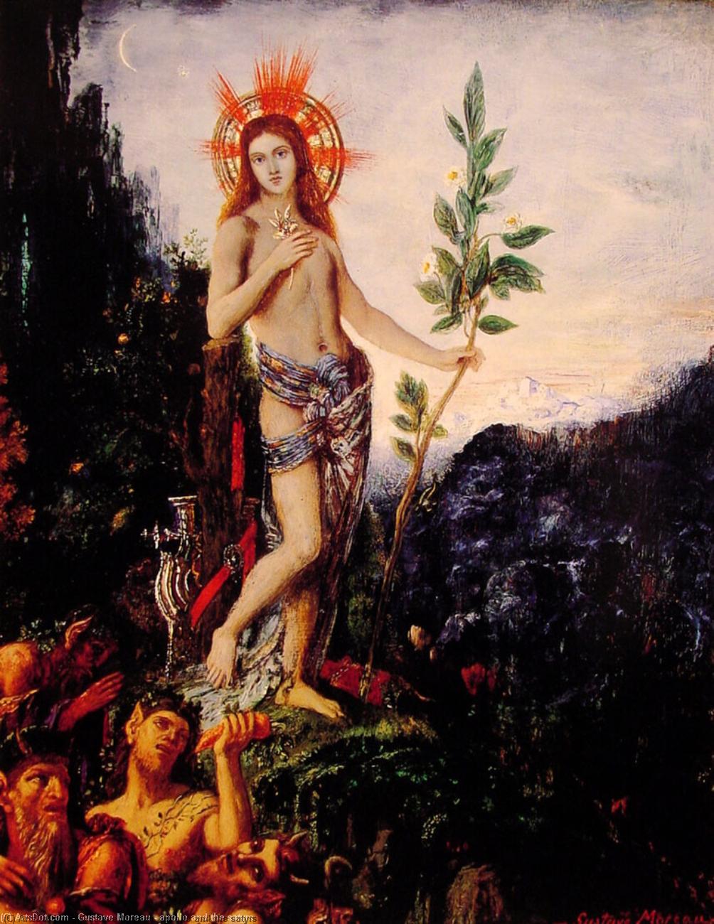 Apollo E I Satiri — Gustave Moreau
