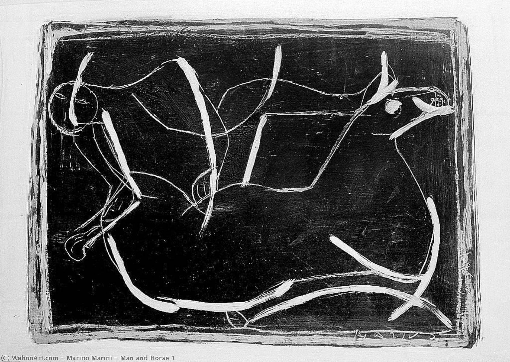 Man And Horse 1 — Marino Marini