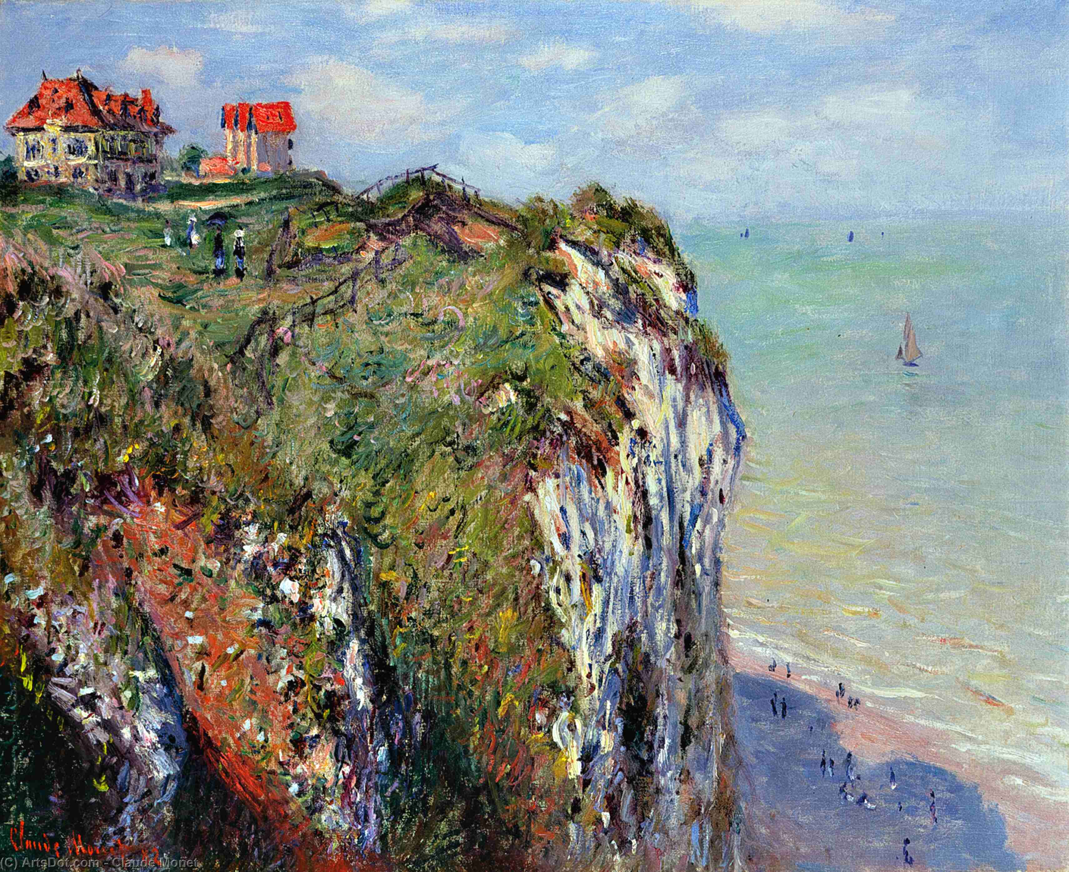 Dievų Kliūčių Krantas — Klodas Monet