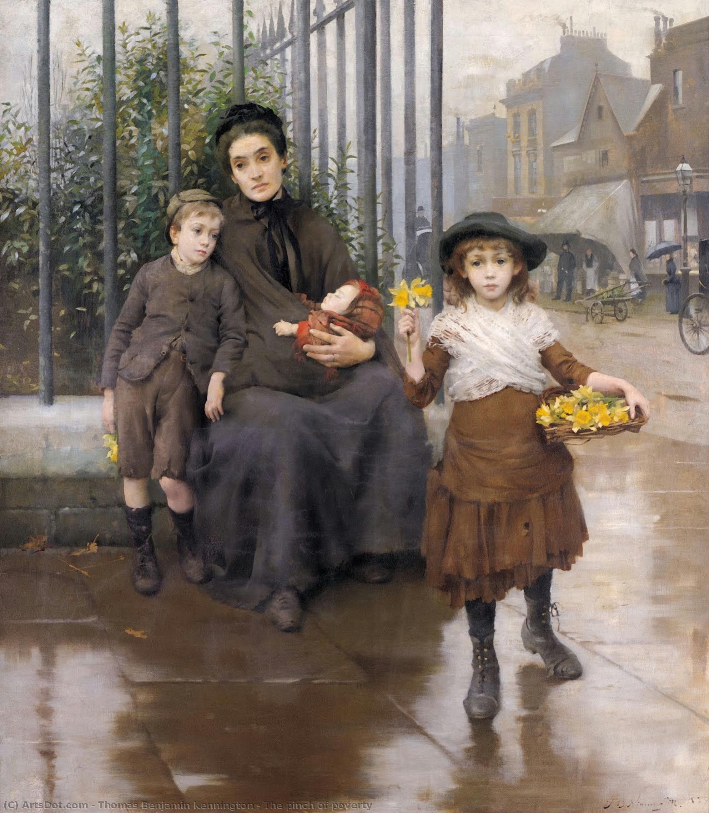 The Pinch Of Poverty — Thomas Benjamin Kennington