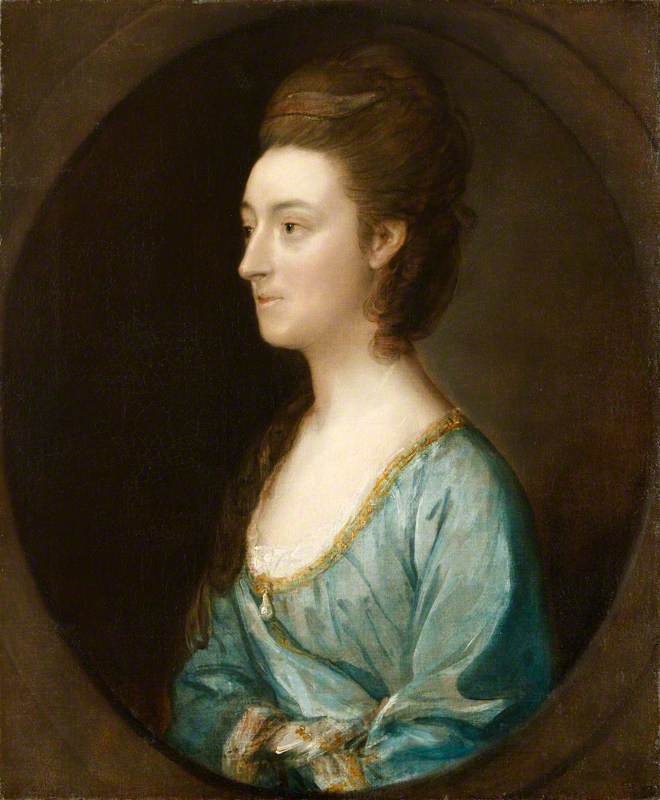 Letitia Leigh (1746–1838), Mrs Townley Balfour — Tomasz Gainsborough