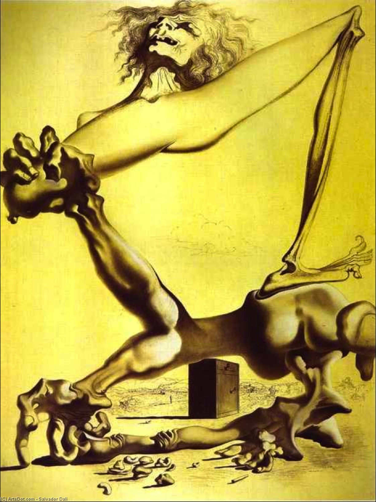 Premonición De La Guerra Civil — Salvador Dalí