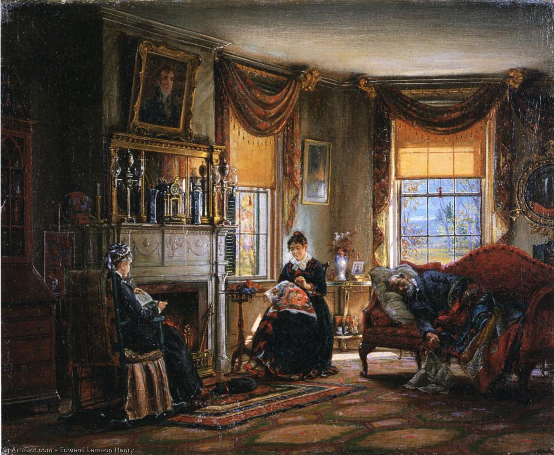The Sitting Room — 에드워드 램슨 헨리