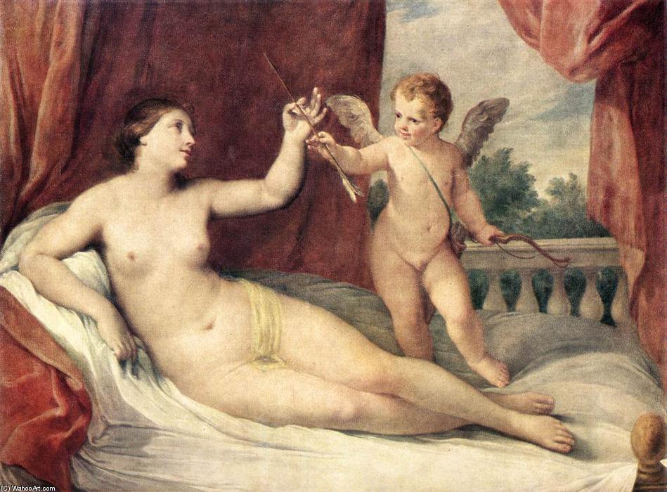 Reclining Venus With Cupid — Guido Reni