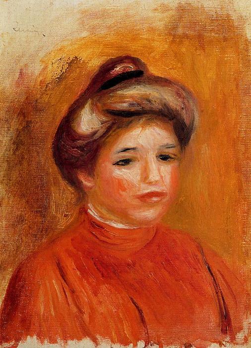 Woman's Head 6 — أوجين رينوار