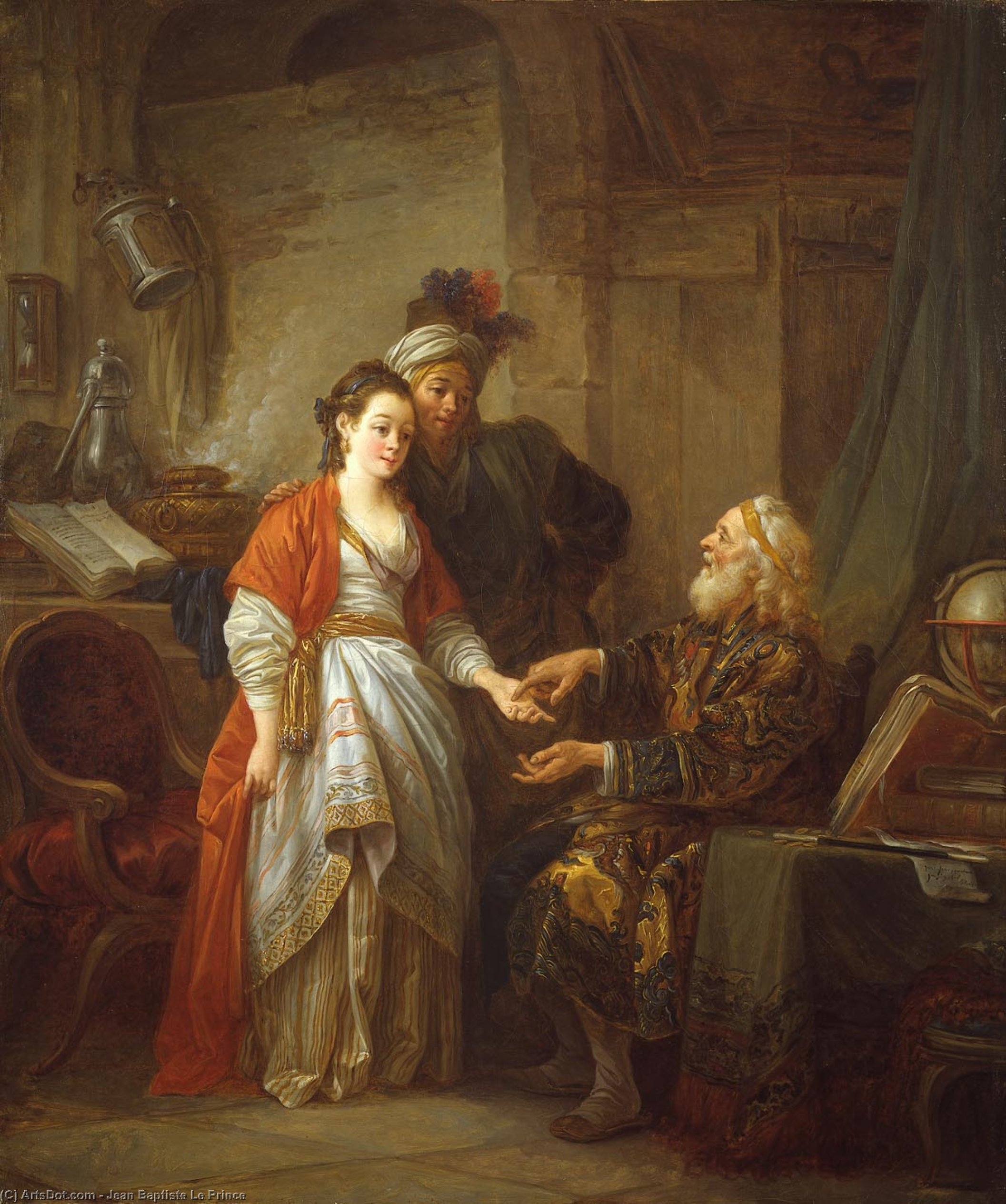 The Fortune Teller — Jean-baptiste Le Prince