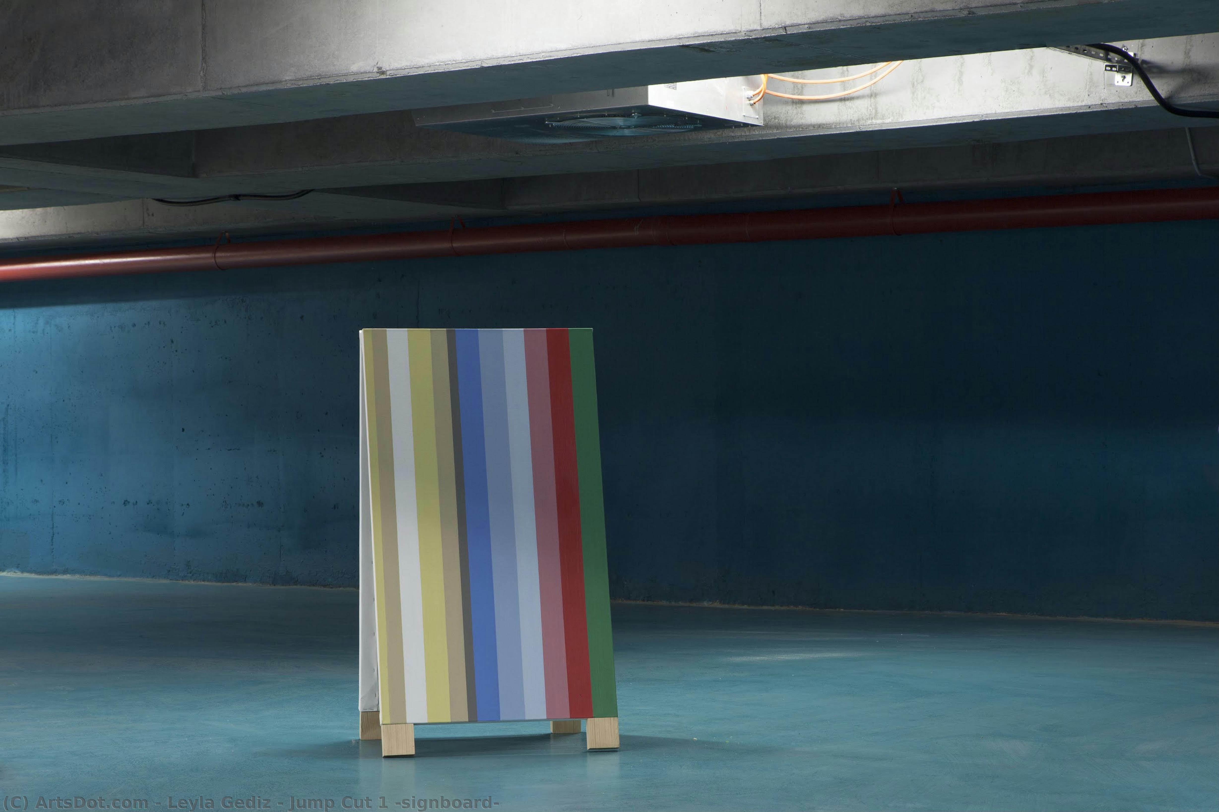 Jump Cut 1 (signboard) — Leyla Gediz