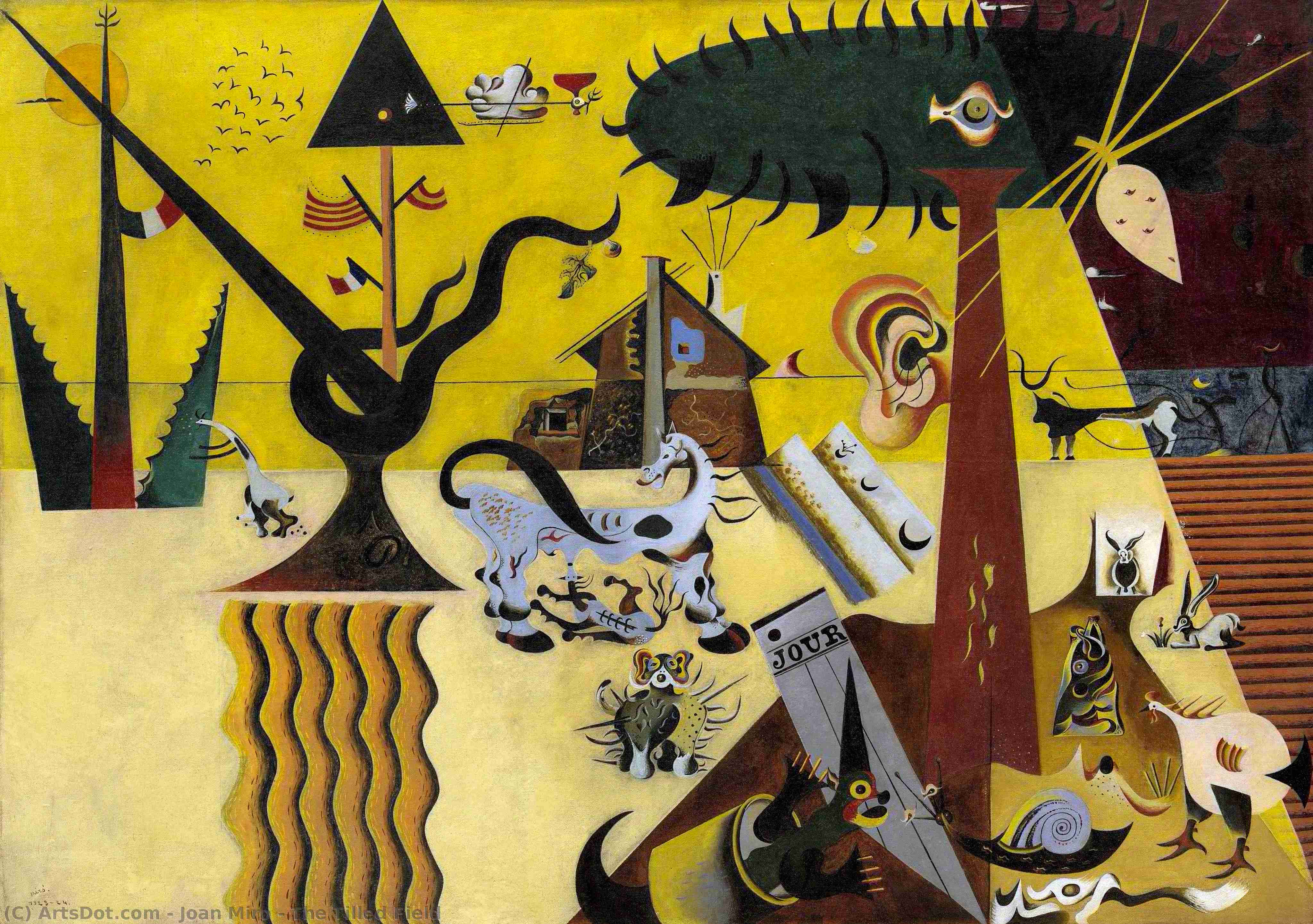 La Terre Arbejdte — Joan Miró