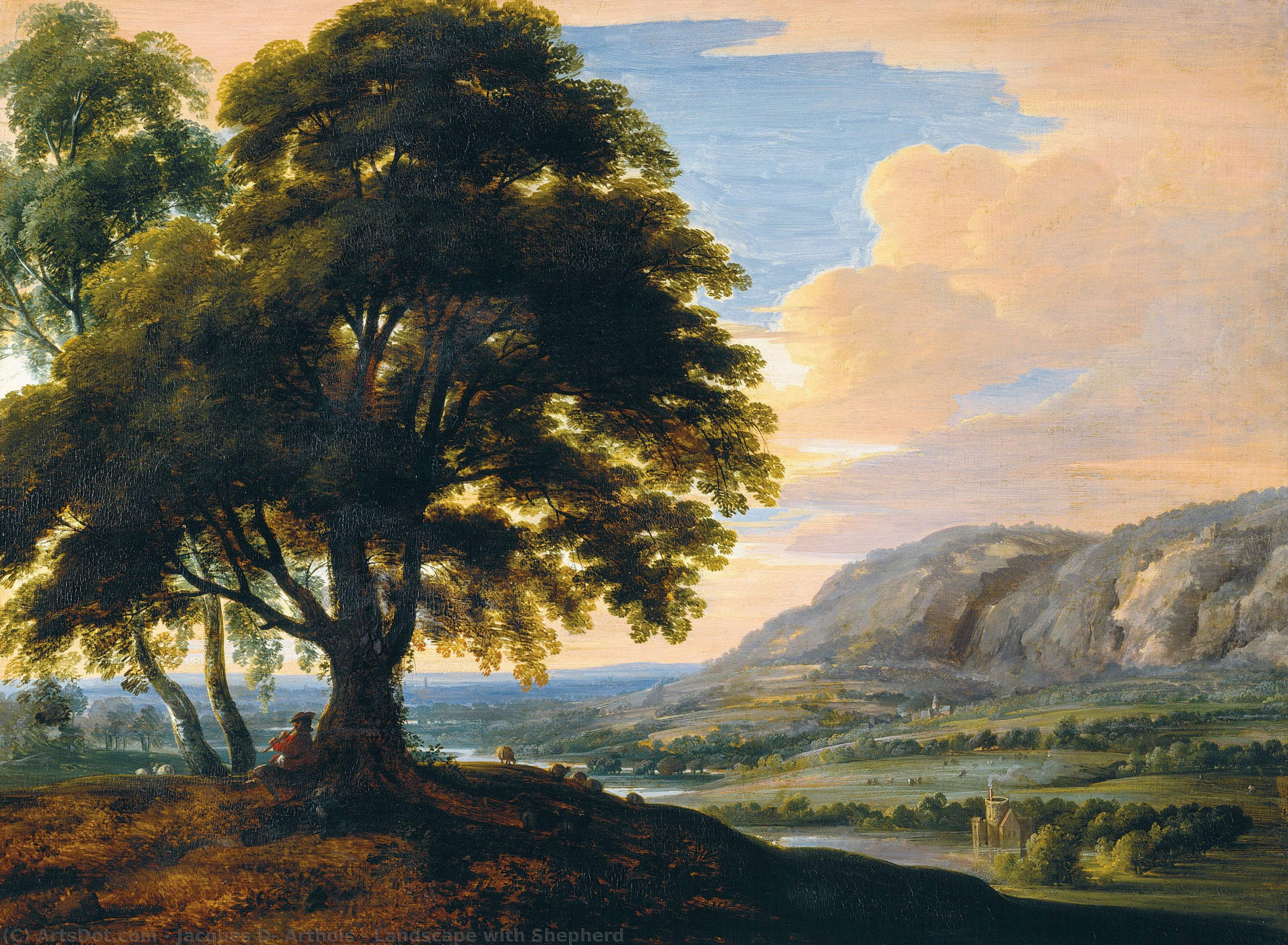 Landscape With Shepherd — Jacques D' Arthois
