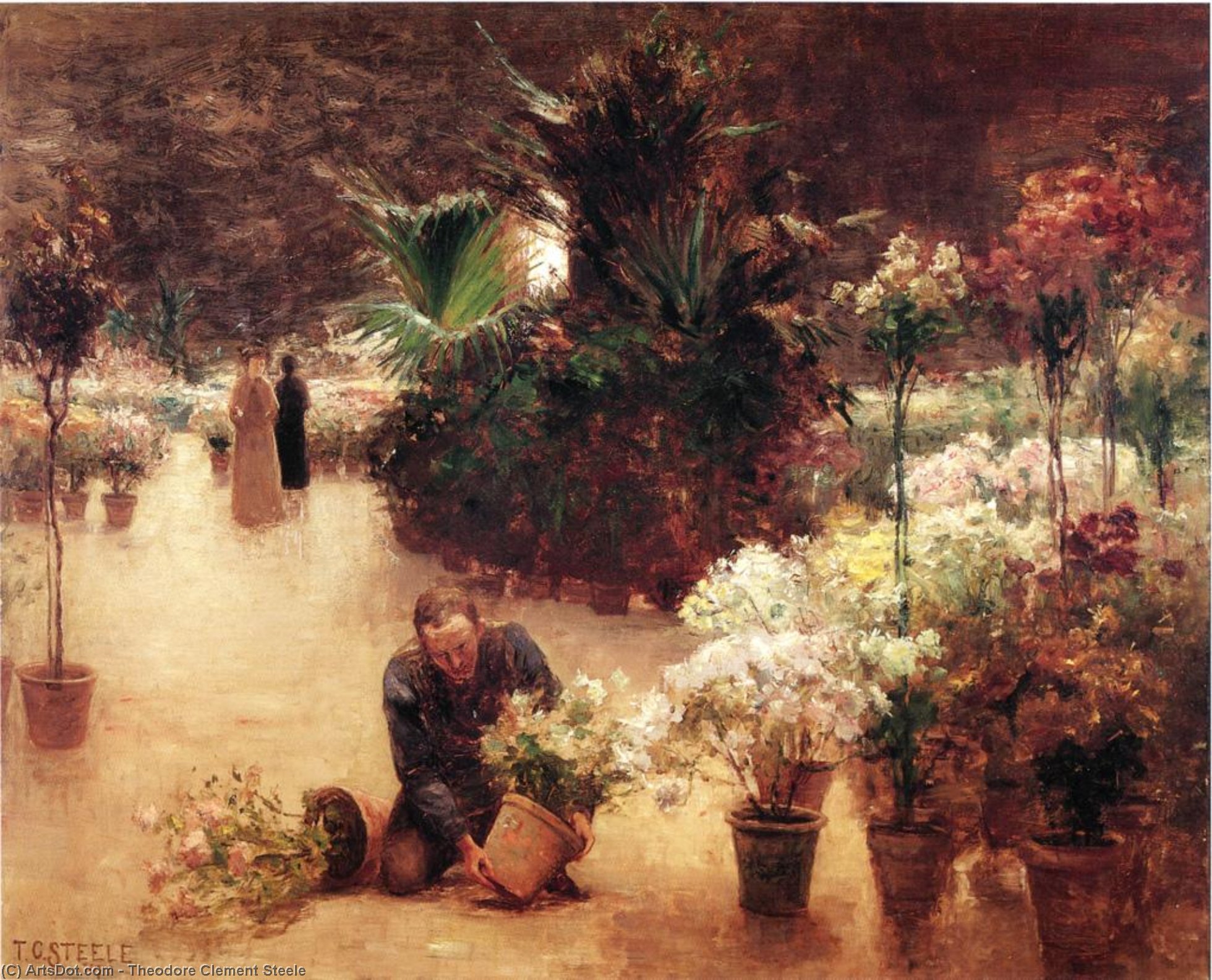 Flower Mart — Theodore Clement Steele