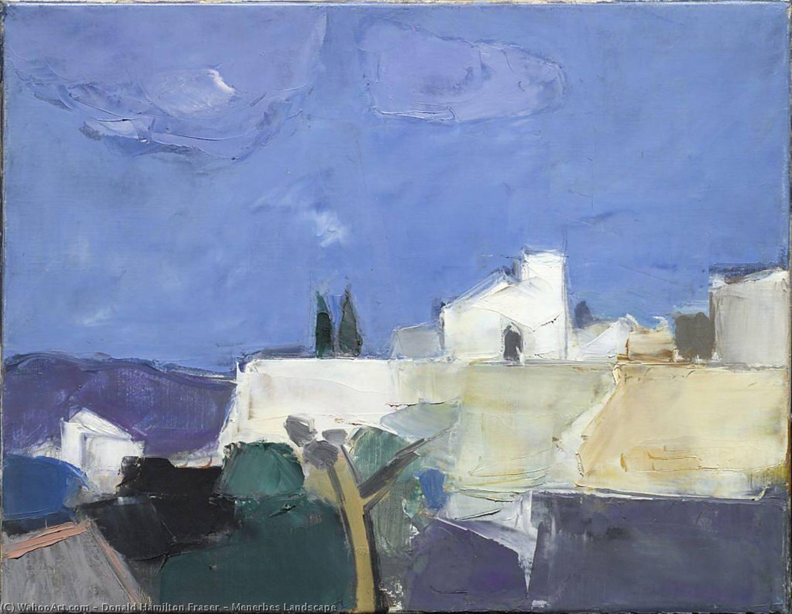 Menerbes Landscape — Donald Hamilton Fraser