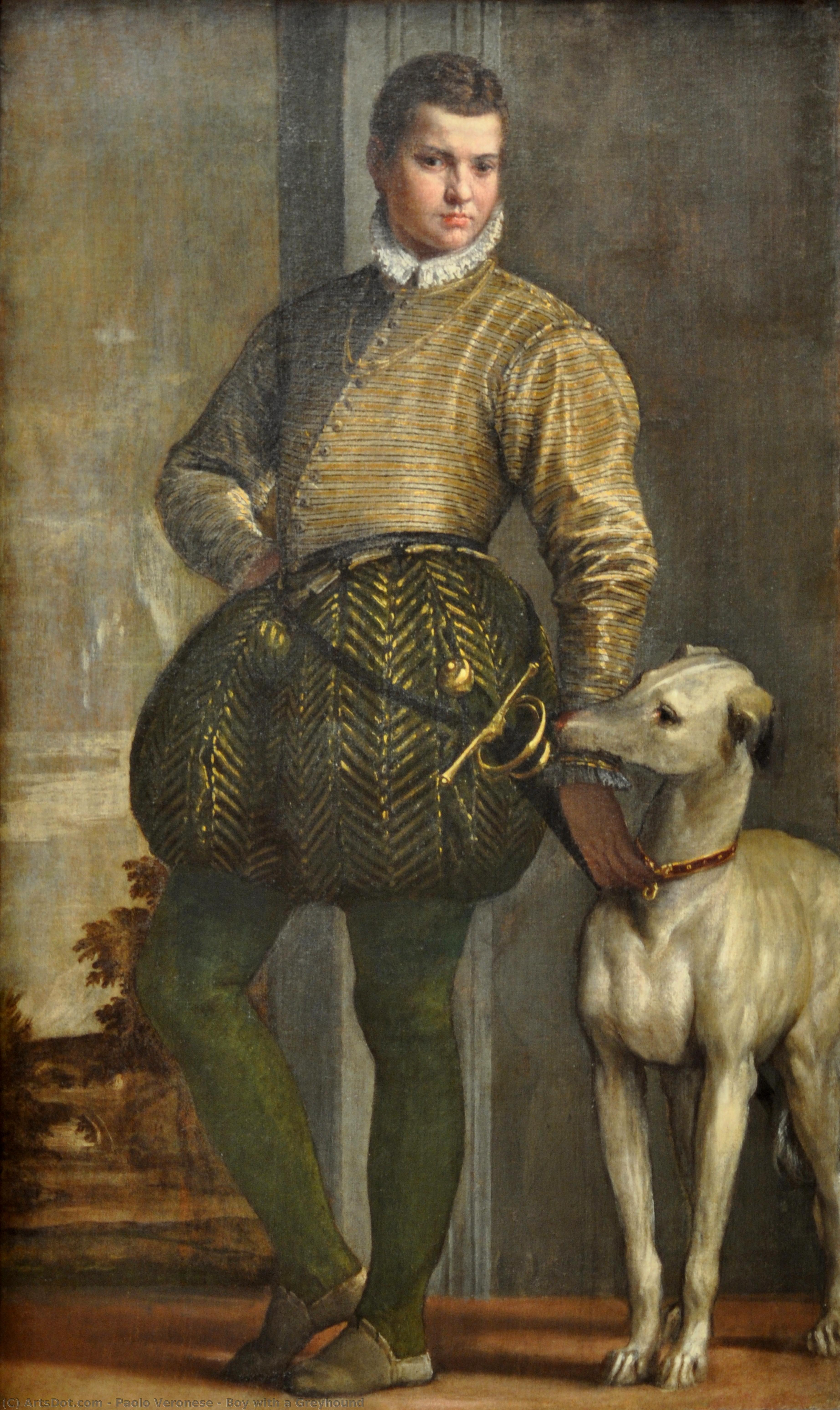 Boy With A Greyhound — Paolo Veroneesi