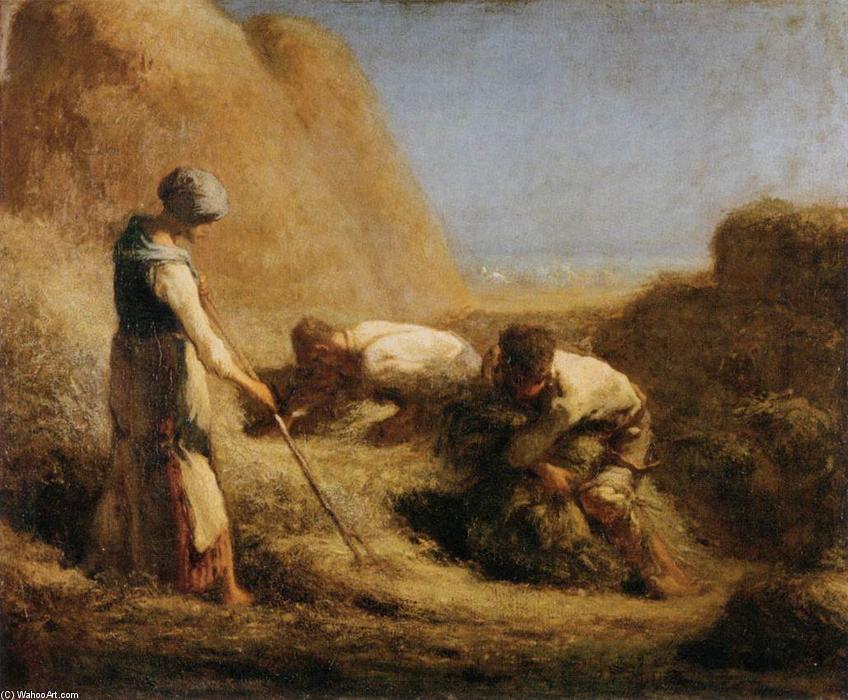 Trussing Hay — Jean-françois Millet
